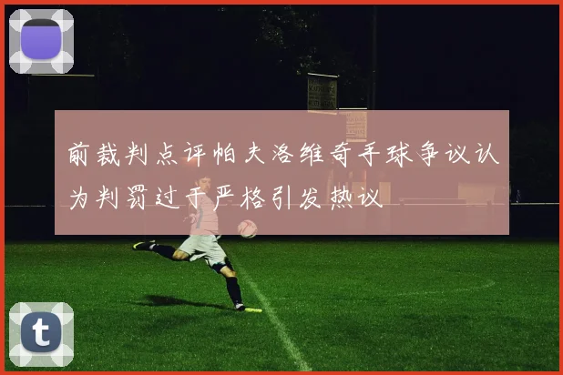 前裁判点评帕夫洛维奇手球争议认为判罚过于严格引发热议